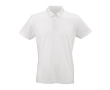Polo unisexe en coton biologique à manches courtes 160 g/m² Ipanema couleur blanc