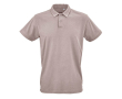 Polo unisexe en coton biologique à manches courtes 160 g/m² Ipanema couleur gris taupe