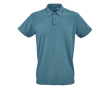 Polo unisexe en coton biologique à manches courtes 160 g/m² Ipanema couleur bleu pétrole