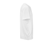 T-shirt unisexe écologique à manches courtes et col rond 140 g/m2 couleur blanc