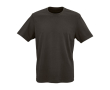 T-shirt unisexe en coton biologique avec col côtelé 140 g/m2 couleur lilas