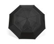 Parapluie pliable automatique en plastique recyclé anti-tempête ø119 couleur noir