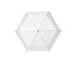 Parapluie pliable manuel en pongé de plastique recyclé ø95 couleur blanc