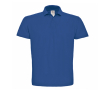 Polo pour homme en coton piqué avec 2 boutons 180 g/m² B&C couleur bleu roi