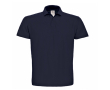 Polo pour homme en coton piqué avec 2 boutons 180 g/m² B&C couleur bleu marine