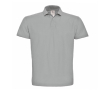 Polo pour homme en coton piqué avec 2 boutons 180 g/m² B&C couleur gris clair