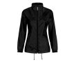 Coupe-vent ajustable pour femme en nylon déperlant B&C couleur noir
