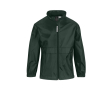 Coupe-vent ajustable pour enfant en nylon déperlant B&C couleur vert foncé