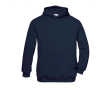 Sweat enfant coton et polyester poche kangourou 280 g/m² B&C couleur bleu marine