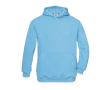 Sweat enfant coton et polyester poche kangourou 280 g/m² B&C couleur turquoise