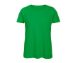 T-shirt pour femme en coton biologique à manches courtes 140 g/m² B&C couleur vert clair