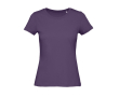 T-shirt pour femme en coton biologique à manches courtes 140 g/m² B&C couleur lilas