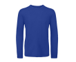 T-shirt pour homme à manches longues en coton biologique B&C couleur bleu roi