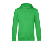 Sweat moderne en coton biologique avec capuche 280 g/m² B&C couleur vert pomme