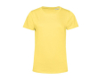 T-shirt pour femme en coton biologique à manches courtes 150 g/m² B&C couleur jaune