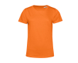 T-shirt pour femme en coton biologique à manches courtes 150 g/m² B&C couleur orange foncé