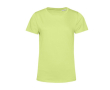 T-shirt pour femme en coton biologique à manches courtes 150 g/m² B&C couleur vert lime