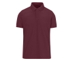 Polo en polyester et coton coloré à manches courtes 180 g/m² B&C couleur bordeaux