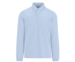 Polo classique en coton piqué à manches longues 180 g/m² B&C couleur bleu gris