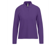 Polo classique pour femme en coton piqué à manches longues 180 g/m² couleur violet