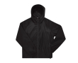 Coupe-vent pliable en polyester recyclé déperlant B&C couleur noir