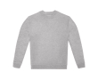 Sweat unisexe en coton et polyester à col rond, 280 g/m² B&C couleur gris chiné