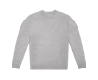 Sweat unisexe en matières écoresponsables, 280 g/m² B&C couleur gris chiné