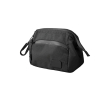 Trousse de toilette en plastique océanique avec poches, 70 g/m² couleur noir