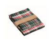 Nappe en coton à carreaux avec 4 serviettes incluses 200 g/m² couleur multicolore