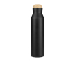 Bouteille isotherme en inox à double paroi avec bouchon à vis 600 ml couleur noir