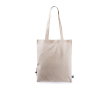Sac pliable en coton Fairtrade à personnaliser 120 g/m2 couleur naturel