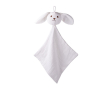 Doudou pour bébé en doux coton avec une tête de lapin couleur naturel