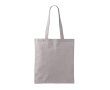 Tote bag en coton et polyester avec longues anses 120 g/m2 couleur gris
