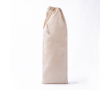 Sac pour baguette en coton recyclé avec fermeture à cordon couleur naturel