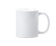 Tasse en céramique spéciale sublimation finition brillante 320ml couleur blanc
