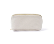 Trousse compartiment unique en polyester doux 450 g/m2 couleur naturel