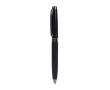 Stylo élégant en acier inoxydable avec détails chromés encre bleue couleur noir