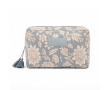 Trousse en coton et polyester avec imprimé premium 220 g/m² couleur bleu