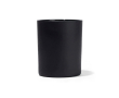 Bougie parfumée en céramique mate avec mèche en bois 140 g couleur noir