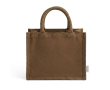 Sac en coton recyclé avec intérieur laminé 220 g/m² couleur marron