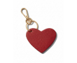 Porte-clés cœur en PU avec coffret de présentation inclus couleur rouge