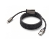 Câble magnétique USB-C charge rapide 125 cm et 60 W couleur noir