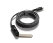 Câble USB-C 100 cm avec support téléphone intégré 10 W couleur noir