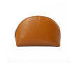 Trousse en similicuir avec fermeture éclair 520 g/m² couleur marron