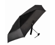 Parapluie pliable compact en polyester avec étui rigide Ø92 cm couleur noir