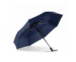 Parapluie pliable en RPET pongee à ouverture auto Ø98 cm couleur bleu marine