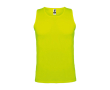 T-shirt de sport pour enfant 140 g/m² Roly Kinder-Sportshirt mit abnehmbarem Etikett, 140 g/m2, Roly  couleur jaune fluorescent