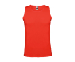 T-shirt de sport pour enfant 140 g/m² Roly Kinder-Sportshirt mit abnehmbarem Etikett, 140 g/m2, Roly  couleur rouge
