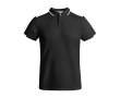 Polo de sport enfant en polyester à manches courtes 140 g/m² Roly Kurzarm-Kinder-Sport-Polo aus Polyester, 140 g/m2 Roly couleur blanc/noir