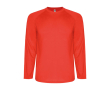 T-shirt technique pour enfants à manches longues 150 g/m² Roly Technisches Langarm-Sport-T-Shirt für Kinder, 150 g/m2 Roly couleur rouge